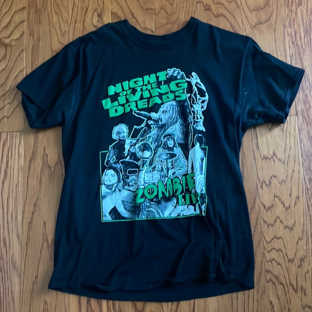 Rob Zombie Night of the Living Dreads tour shirt